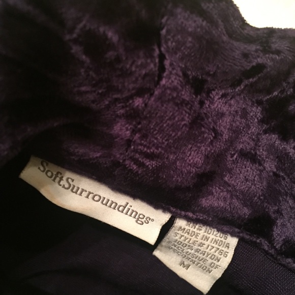 COPY - SOFT SURROUNDINGS velvet robe - Picture 2 of 11